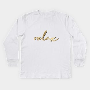 Relax Kids Long Sleeve T-Shirt